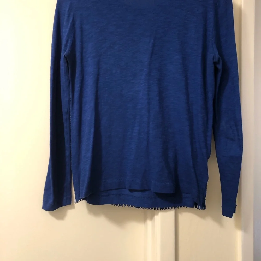 J. Crew Lace Overlay Top - Picture 2 of 5